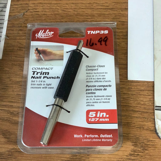 Malco - Compact TrimNail Punch - 5”