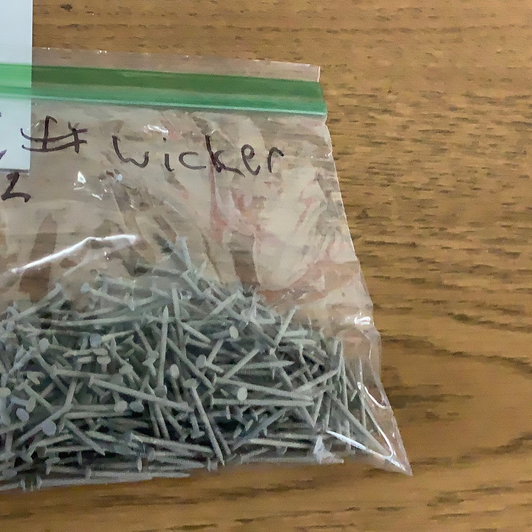 1/2 Lb - 1-1/4” Trim Nails - Wicker