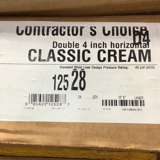 D4 Contractor’s Choice Classic Cream