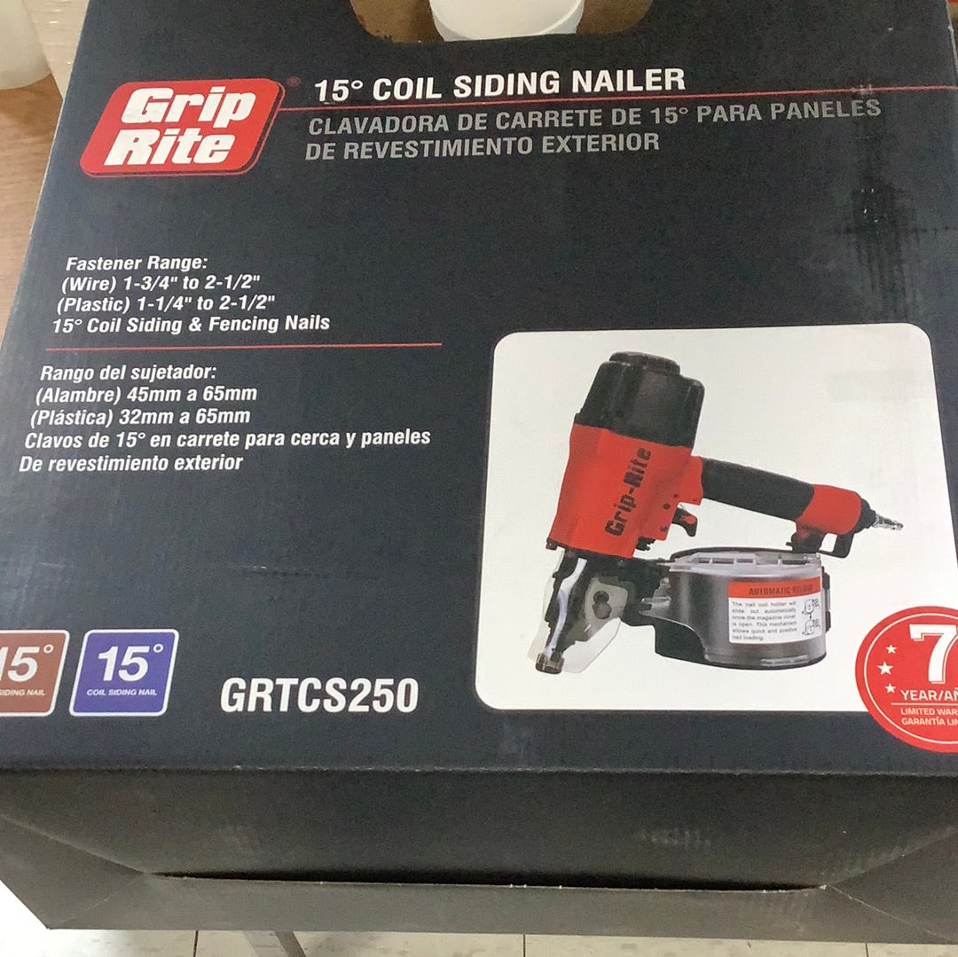 Grip Rite 15 deg Siding Nail Gun
