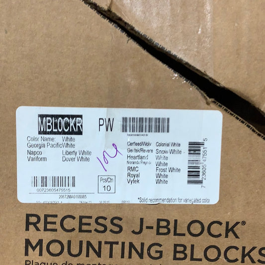 Split Block - White