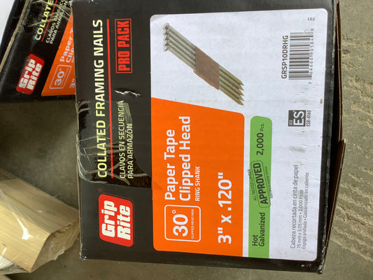 16 Penny Collated Framing Nails 3” x .120”