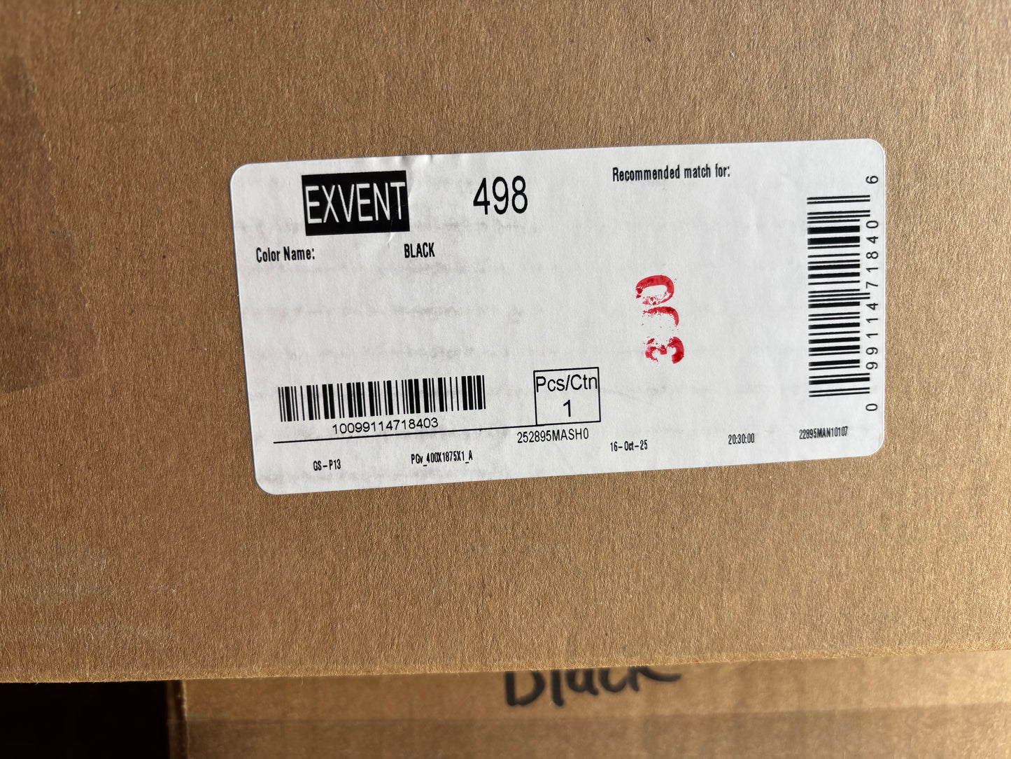Exhaust Vent Black 498
