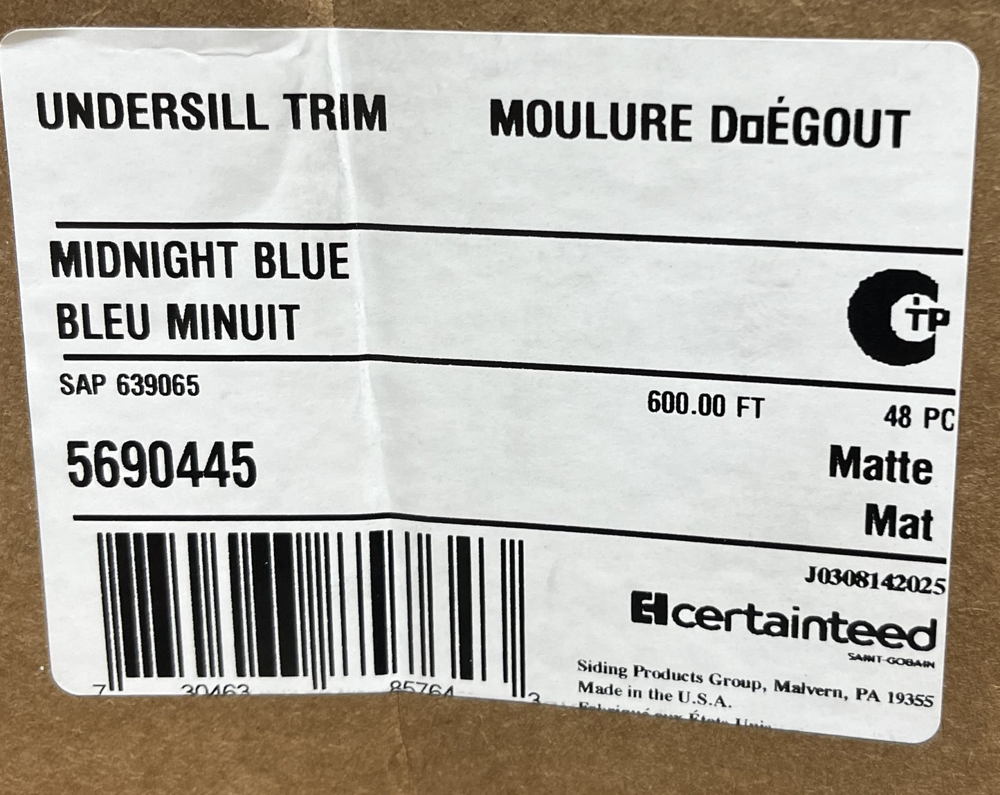 UT CertainTeed Midnight Blue