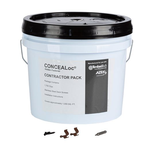 CLOCBULK CONCEALOC HIDDEN DECK FASTENER TIMBERTECH 1000 SQFT/BUCKET